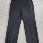 Talbots  Womens Dress Pants 12 Black Stretch Straight Leg Career Business Trouser Photo 11