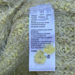 Anthropologie  Larkin yellow shimmer cardigan sweater small Photo 8