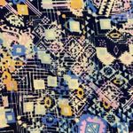 LuLaRoe Women's  Multicolor Buttery Yoga Band Pull-Up Leggings Size T/C GUC #6272 Photo 2