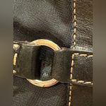 Kate Spade  Black Canvas Tote with Leather Trim Photo 2