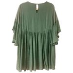 Umgee  tunic top/dress embroidered bodice flutter sleeve sz Medium Photo 2