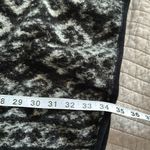 Lucky Brand  boho Aztec tribal beach cozy black off white poncho cardigan OS​​​ Photo 12