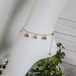 Boho Elephant Charm Ankle Bracelet Anklet Gold Filled New Photo 2