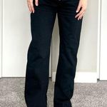 Reformation  Rowe Mid Rise Relaxed Straight Jeans – Chic Black Sustainable - 27 Photo 0