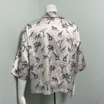 Z Supply  JOLIE SAFARI SATIN LOUNGE PAJAMA TOP NEW Photo 6