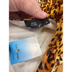 River Island animal print belted swimsuit in orange size 6 NWT (B49 ) Photo 4