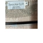 Vintage Sweater Loft‎ Dog Print Knit Sweater Size Small Pink Photo 6