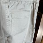 Chico's Mid Rise Cargo Pants Linen Blend Utility Stretch Crop Size 10 (1.5) Photo 6
