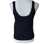 Old Navy NEW Size M Medium Speckled Navy Blue Tank Sweater Swank Top Photo 1