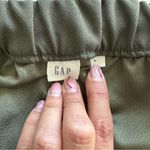 Gap Large Olive Green Women's High Waisted Long Shorts L Photo 3
