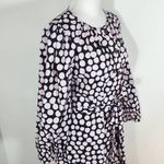 Who What Wear  Black and Pink Polka Dot Shirt Dress Size Medium Polka Dot Mini Photo 5