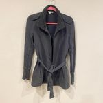 James Perse  cardigan with faux fur lined neckline Size Medium EUC Photo 1