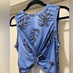 Amazon BTFBM Blue Summer Tropical Leaf Bodycon Cutout Sleeveless Mini Dress - S Photo 5