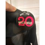 Maidenform  Size 38B Bodyshaper Bodysuit Solid Black Firm Push Up Convertible NWT Photo 4