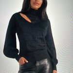 Elan  Asymmetric Cutout Sweater Photo 2