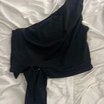one shoulder top Black Size M Photo 1