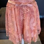 Women’s Dusty Pink Off The Shoulder Short Prom Party Dress CorsetBack Size 4 NWT Pink Photo 2