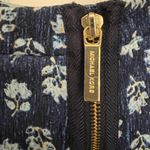 Michael Kors  Navy Floral Mini Skirt Photo 4