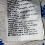 H&M gauzy floral print button up short sleeve boxy cut oversized NEW size XXL Photo 8