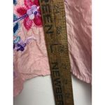 Anthropologie‎ Kindred Top 2x Embroidered Floral Pink Coquette Boho Feminine Size XXL Photo 4