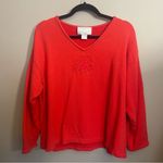 St. John  SPORT embroidered logo sweatshirt made in Italy Photo 5