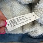 Jade and Ivory denim jean jacket with sherpa size Medium Tan Photo 4