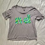 University of notre dame green blue swirl ND shirt Size M Photo 2
