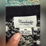 Cambridge Dry Goods wool clasp red Nordic sweater, size medium Photo 5