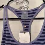Calia workout shirt tank top racer back purple stripes moisture wicking NEW S Photo 1
