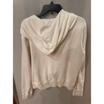 Nili Lotan Women's Callie Zip Up Hoodie Chalk Photo 3