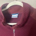 Columbia  xl pullover jacket burgundy ribbed pockets Photo 3