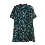 Anthropologie Vineet Bahl Ines Floral Tunic Dress Size Small Mini Shift Floral Photo 2