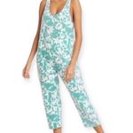 Colsie Baby Blue White Tie Dye Fleece Jumpsuit Size M Photo 1