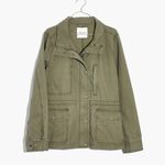 Madewell  Passage Desert Olive Military Utility Lightweight Jacket S Photo 9