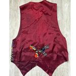 JLN USA | VINTAGE RARE Halloween Black Cat Jack o Lantern Pumpkins Vest | Medium Orange Photo 1