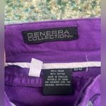 Vintage 90s Gennera Collection purple high waist baggy long shorts, size 8/10 Photo 6