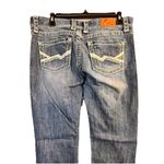 BKE Sabrina Stretch Womens Denim Blue Jeans Sz 30L Tall Bootcut Dark Wash Buckle Photo 4