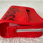 Glossier Red  MINI Atlanta beauty makeup bag NEW Photo 2