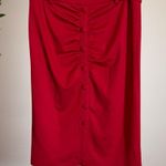 Belle Poque Stretch Skirt. NWT. Red. Pencil Photo 4