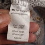 Marilyn Monroe grey cropped crowl neck long sleeve size medium Photo 10