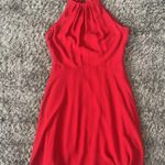 EXPRESS Red Halter Top Dress Photo 1