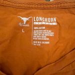 Womens vneck short sleeve texas longhorn burnt orange shirt Size L Photo 1
