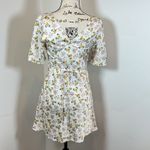 Princess Polly  Floral Mini Dress V-Neck Short Sleeve‎ Summer Party Photo 5
