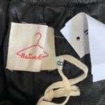 LF Native Rose Black Drawstring Waist Tassel Shorts Women's Size 8 NWT Photo 3