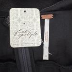 Free People  Skylie Saylor Romper Size 4 Black Velvet‎ V Neck Sleeveless Playsuit Photo 8