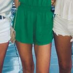 Forever 21 Green Strapless Romper  Photo 0