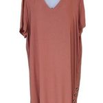 Madewell 2X Side Button Easy Dress In Sweet Dahlia Women preowned Photo 0