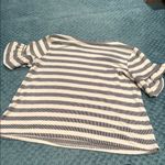 Pleione  Navy and White Striped Top Photo 7