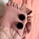 Alexis  Sz L Ellena Dress Long Billow Sleeves Light Pink Photo 2