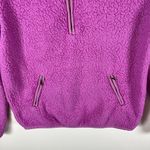 Lilly Pulitzer Skipper Sherpa Popover 1/2 Zip Womens XXS Fleece Purple Preppy Photo 3